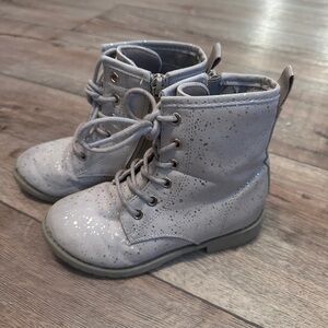 Cupcake Couture Tan & Gold Shimmer Boots 11 Retails $50